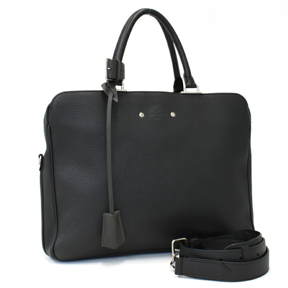 Louis Vuitton Armand Briefcase Business Bag Taurillon Leather Noir Black